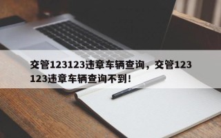 交管123123违章车辆查询，交管123123违章车辆查询不到！