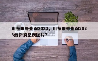 山东限号查询2023，山东限号查询2023最新消息表图片？