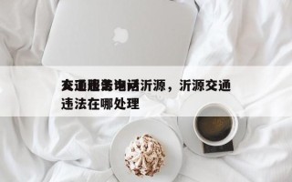 交通违法询问
人工服务电话沂源，沂源交通违法在哪处理