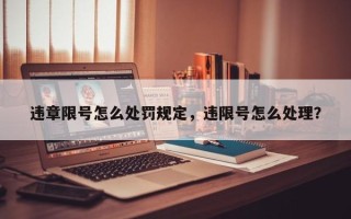 违章限号怎么处罚规定，违限号怎么处理？