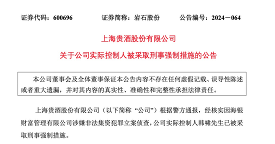 采取刑事强制措施！A股实控人涉海银财富非法集资案，超2亿股被司法冻结！-第1张图片-云韵生活网