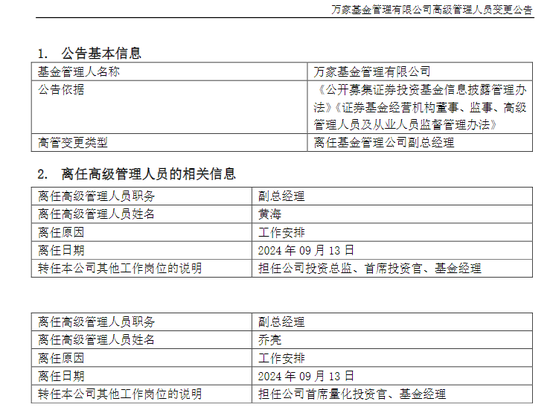 又见公募基金高管变动-第1张图片-云韵生活网