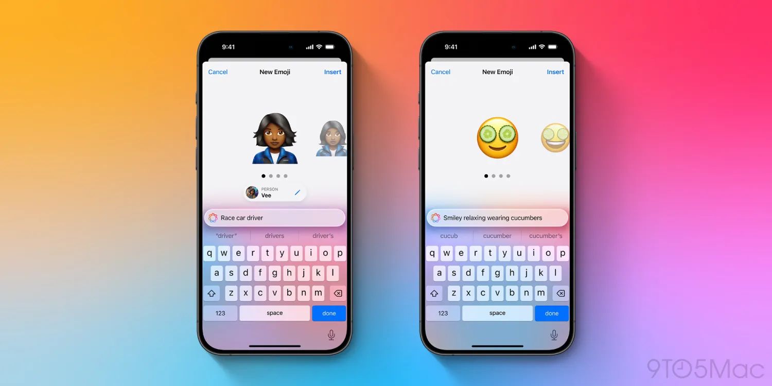 聊天时让你的表情更生动：初探苹果 iOS 18.2 AI Emoji 定制工具 Genmoji-第2张图片-云韵生活网