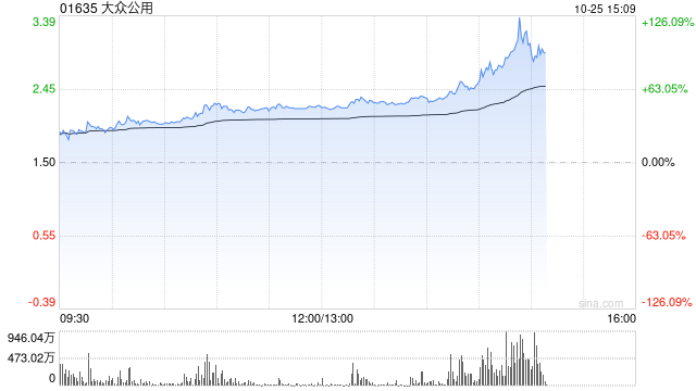 创投概念受资金追捧 大众公用午后放量暴涨114%-第1张图片-云韵生活网