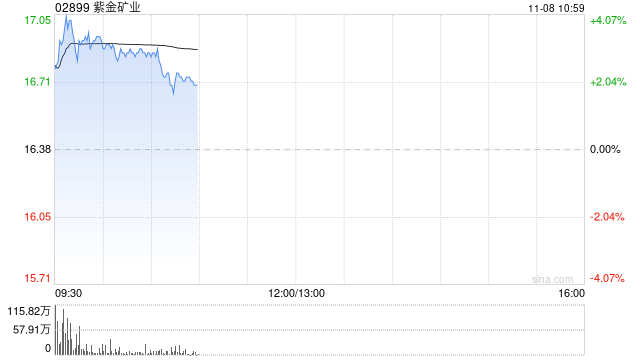 黄金股早盘反弹 紫金矿业涨超3%中国黄金世界
涨逾2%-第1张图片-云韵生活网