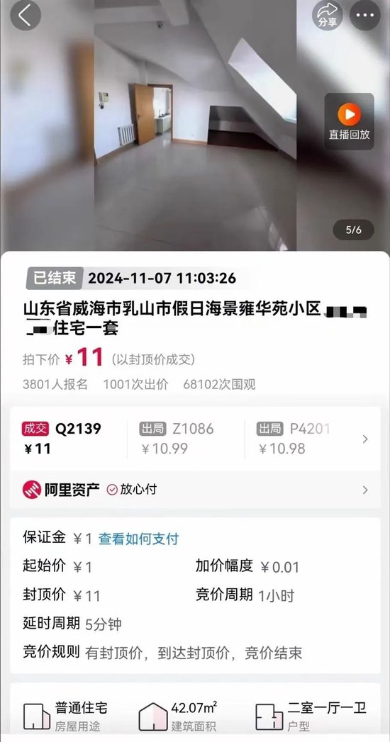 11元拍下海景房！还**
户包税费-第1张图片-云韵生活网